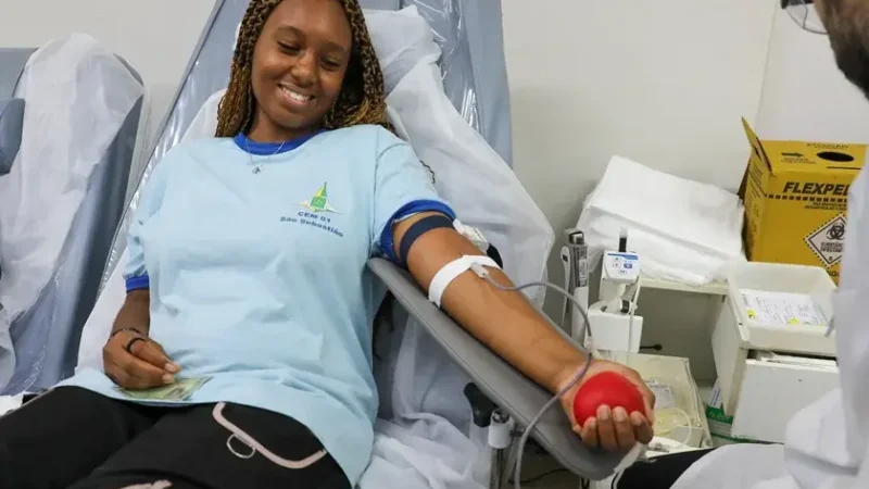 Semana Nacional do Doador de Sangue Comeca