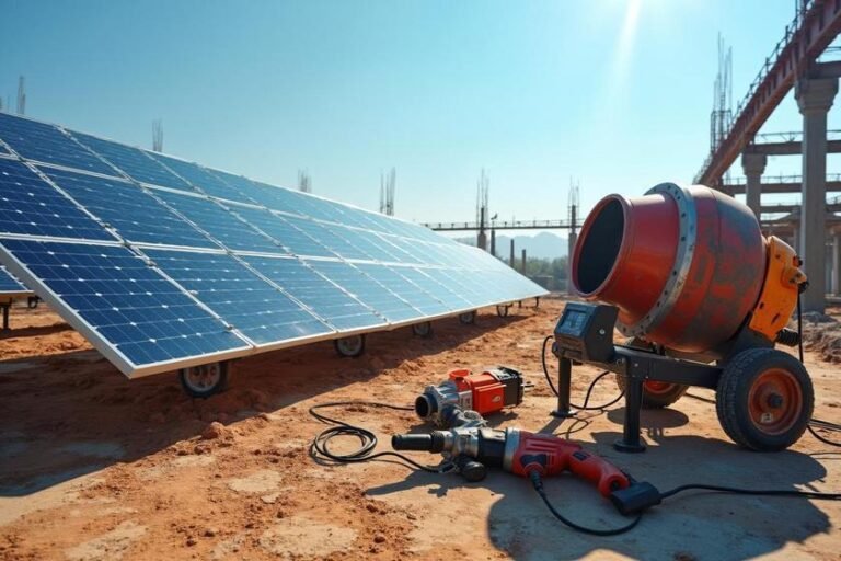 Análise Técnica: Dimensionamento de Geradores Solares para Alimentação de Ferramentas Elétricas em Canteiros de Obras