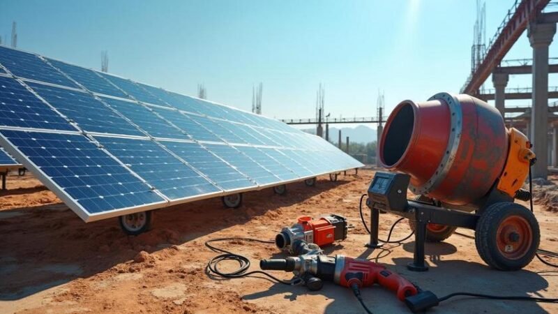 Análise Técnica: Dimensionamento de Geradores Solares para Alimentação de Ferramentas Elétricas em Canteiros de Obras