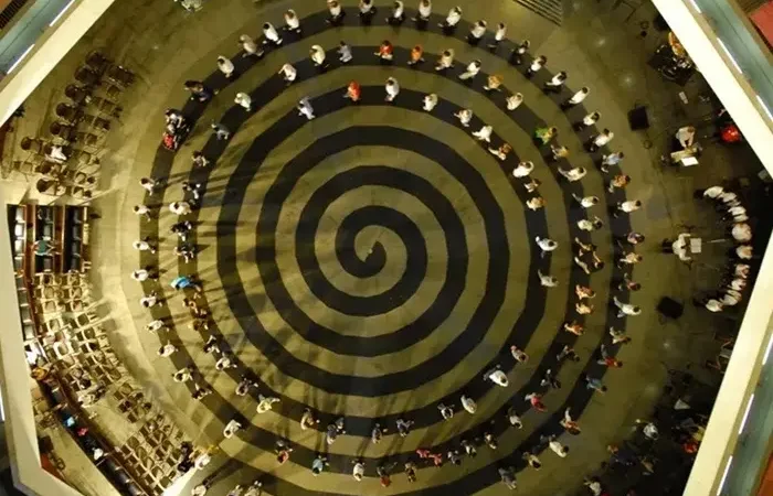 Celebração de Ano Novo no Templo da Boa Vontade