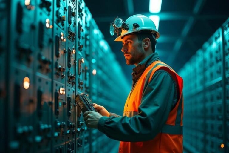Segurança e Foco Absoluto: A Luz Essencial do Profissional de Energia
