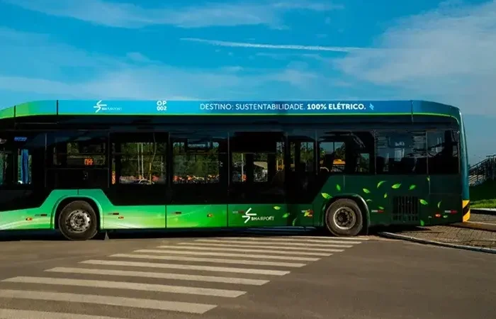 Aeroporto de Belo Horizonte agora opera com frota de onibus movidos a eletricidade
