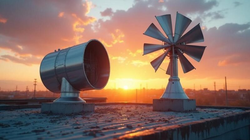 Análise Técnica Comparativa: Desempenho de Exaustores Solares e Eólicos na Ventilação Industrial