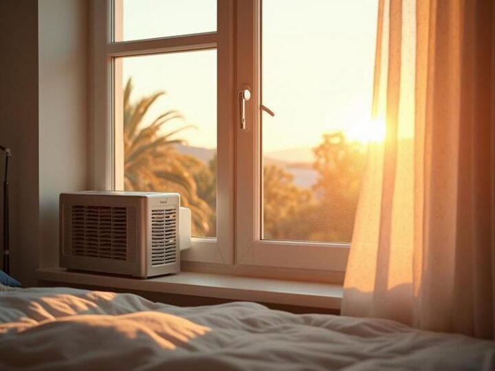 Descubra como o ventilador solar de janela otimiza o conforto térmico residencial utilizando energia limpa.