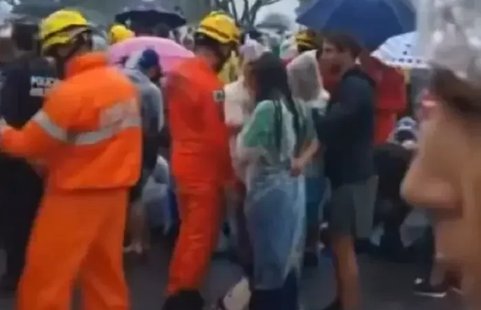 Sete pessoas feridas por um raio permanecem internadas em hospital