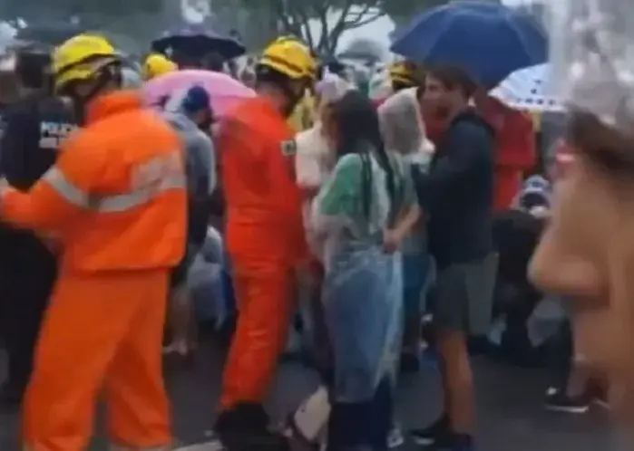 Sete pessoas feridas por um raio permanecem internadas em hospital