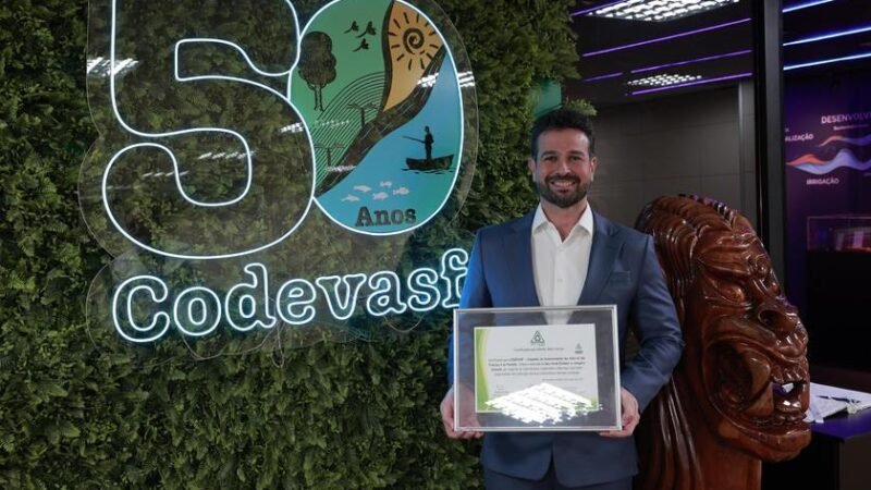 Certificação socioambiental: Ecolmeia renova Selo Verde Diamante da Codevasf