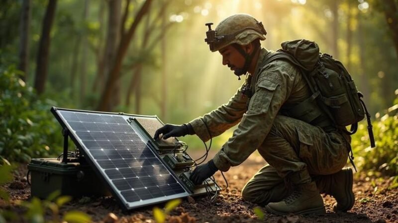 Exército Brasileiro Testa Módulo Solar para Garantir Autonomia Energética em Operações de Campo