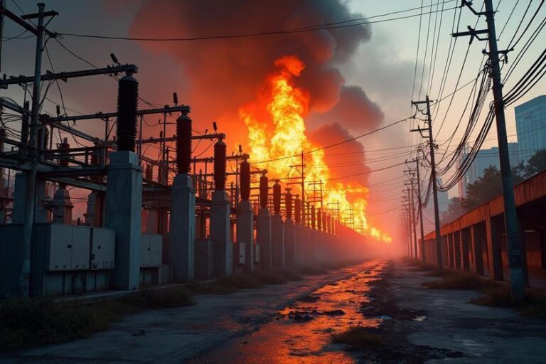 Incêndio em Subestação Causa Interrupção de Energia em Bloco Ministerial de Brasília
