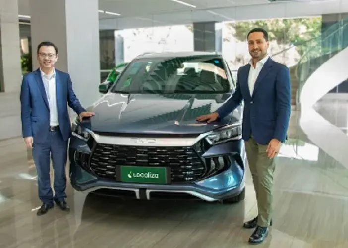 Localiza faz compra recorde de 10 mil veiculos da montadora chinesa Localiza faz compra recorde de 10 mil veiculos da montadora chinesa