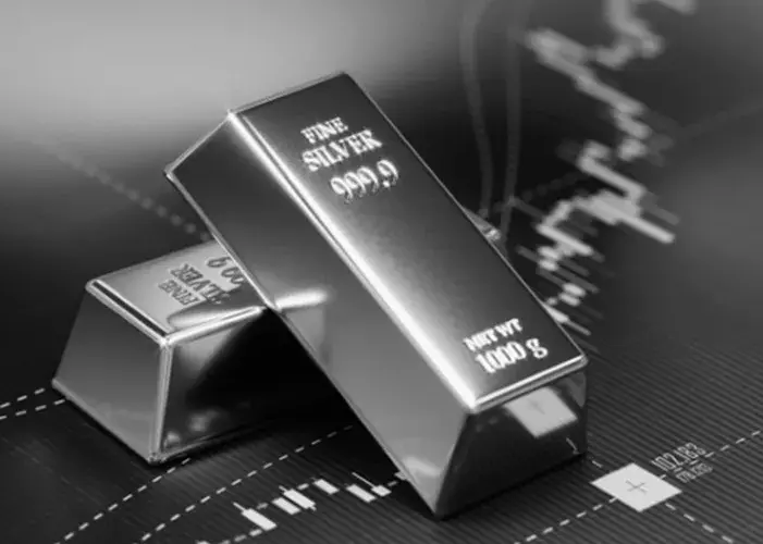 Preços do ouro e da prata caem enquanto o dólar se valoriza