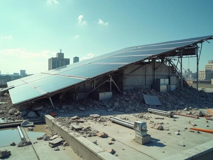 Colapso de Telhado Solar em Londrina Acende Alerta sobre Segurança Estrutural