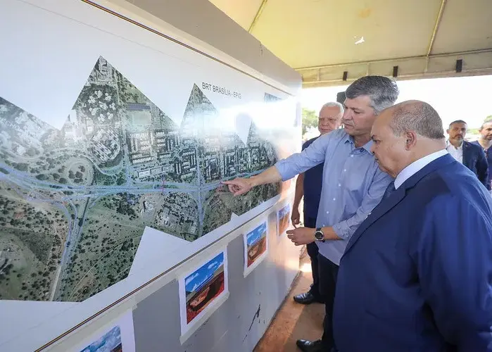 Estrada de Industrias Graficas ganha novo trecho e viaduto Estrada de Industrias Graficas ganha novo trecho e viaduto