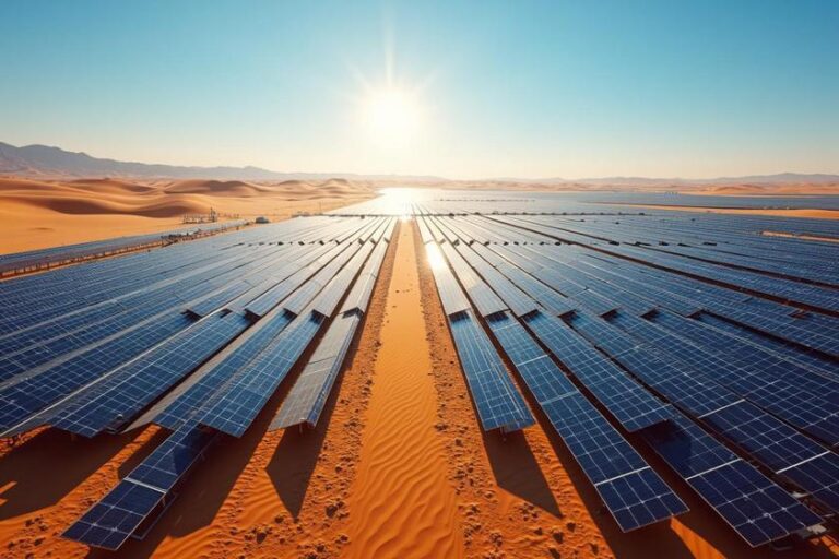 Gigantesca Muralha Solar Chinesa: 1,5 GW Desafia o Deserto e Impulsiona a Transição Energética Global