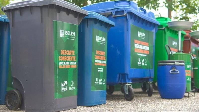 Hydro investe R$ 1,1 milhão em coletores para apoiar coleta seletiva em Belém