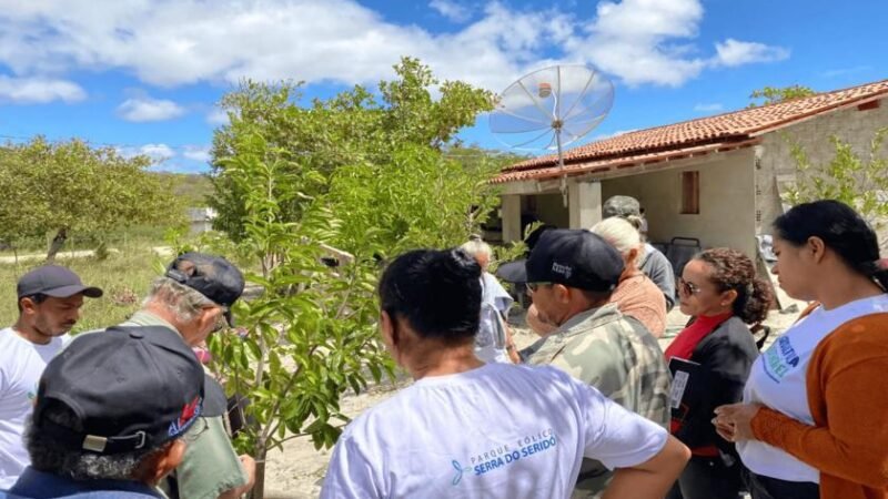 Parque Eólico Serra do Seridó conclui projetos de agricultura sustentável