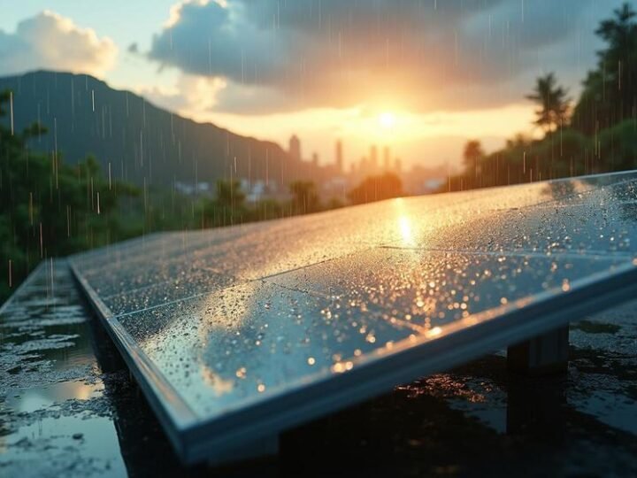 Tecnologia Solar Híbrida: Eletricidade da Chuva Revoluciona Setor Renovável