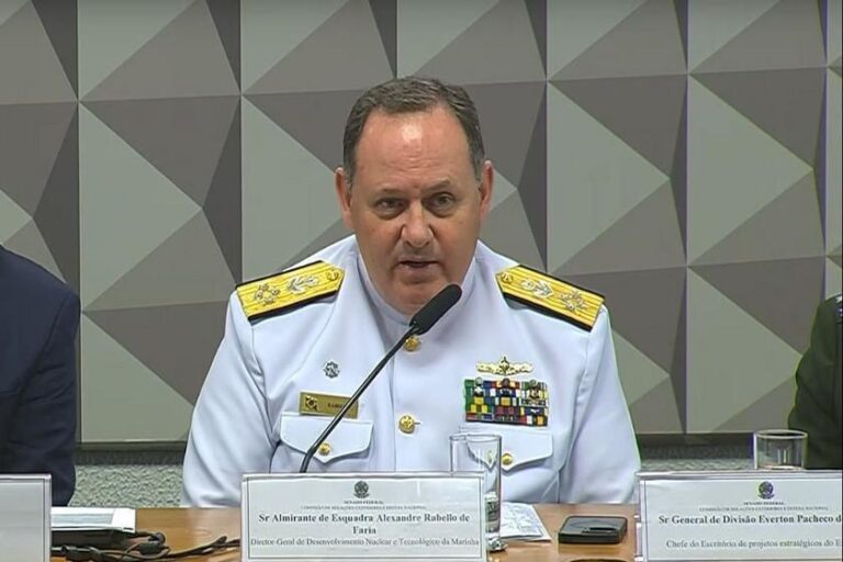 Marinha defende tecnologia nuclear para soberania nacional