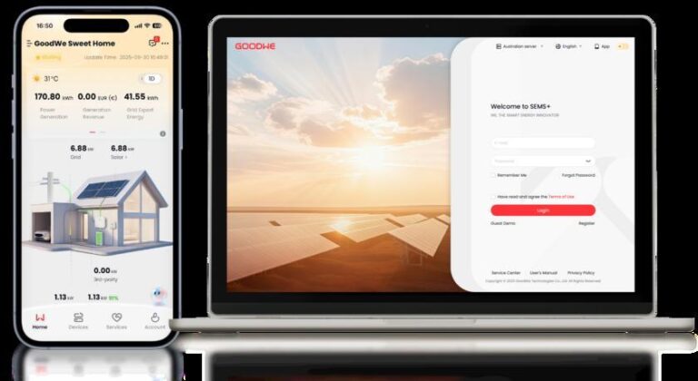Plataforma digital GoodWe coloca o controle do consumo de energia nas mãos do consumidor