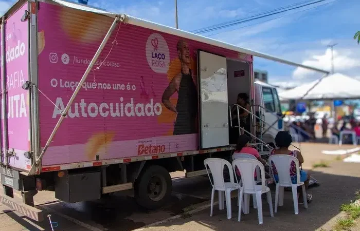 Carreta da Mamografia no Parque da Cidade neste sábado