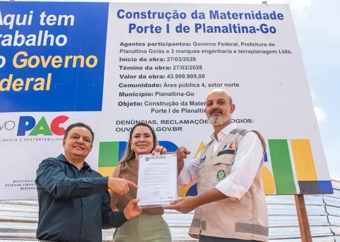 Ordem de Serviço Assinada Chega à Maternidade de Planaltina