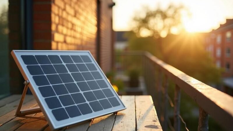 Reino Unido Implementa Programa Inovador com Painéis Solares Portáteis para Redução de Contas de Energia