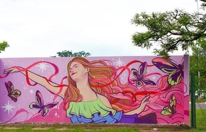 Vistoria prévia ao licenciamento do pavilhão no Parque da Cidade