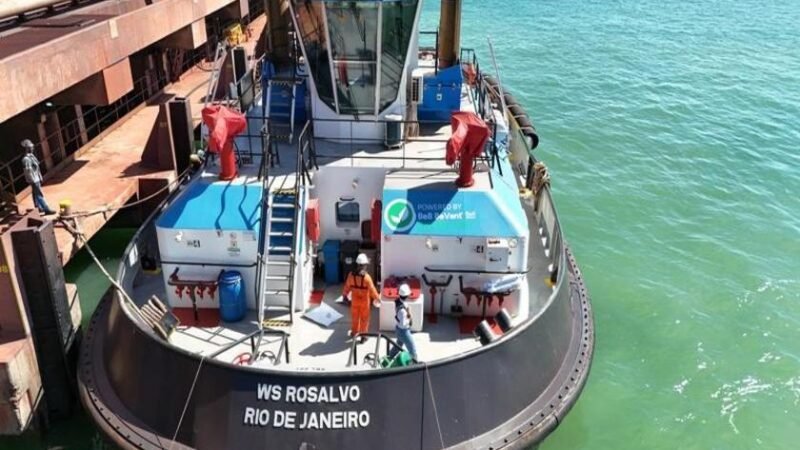 Wilson Sons, Ferroport e Vast fazem parceria estratégica para teste pioneiro de biocombustível da Be8 em rebocador no Porto do Açu