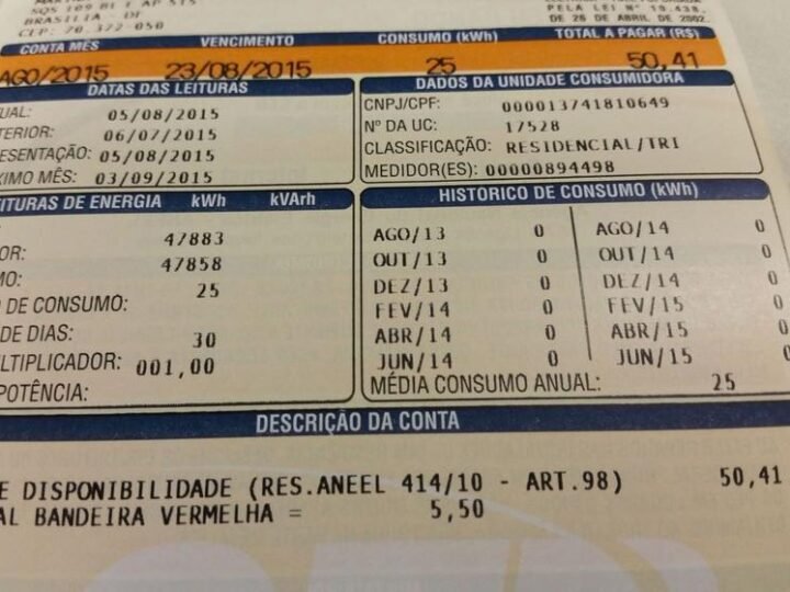 Aumento de 11% nas contas de luz em 2026 Aumento de 11% nas contas de luz em 2026