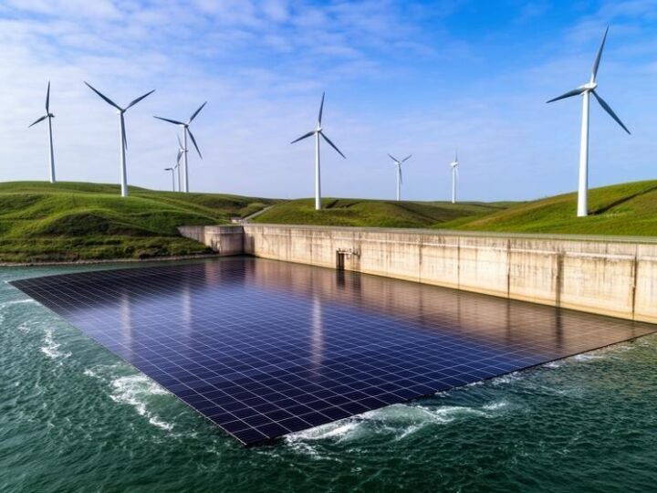Usinas Hidrelétricas Híbridas com Painéis Solares e Turbinas Eólicas Dobram Produção de Energia Renovável
