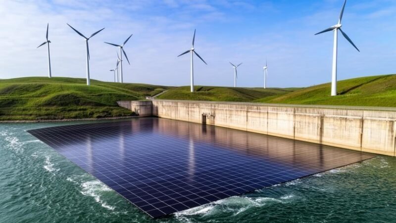Usinas Hidrelétricas Híbridas com Painéis Solares e Turbinas Eólicas Dobram Produção de Energia Renovável