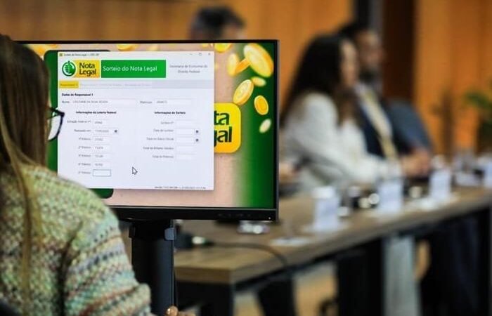 A roleta da Nota Legal gira hoje à tarde