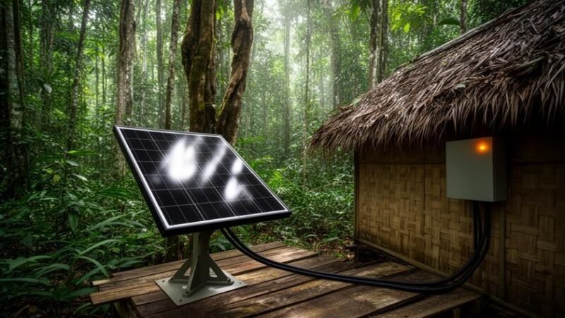 Energia Solar na Amazônia: Eletricidade Ininterrupta Transforma Vidas