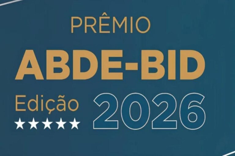Sugestão de pauta: Inscrições abertas para o Prêmio ABDE-BID 2026