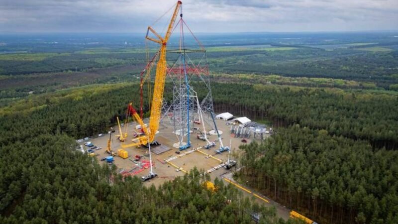 Alemanha ergue símbolo da energia limpa com turbina eólica mais alta do mundo