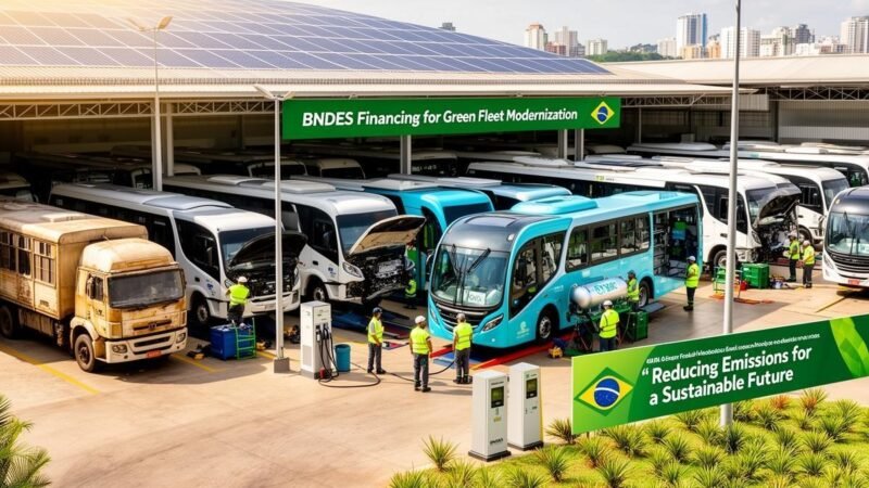 BNDES libera R$ 21 bilhões para modernizar frota de ônibus e caminhões