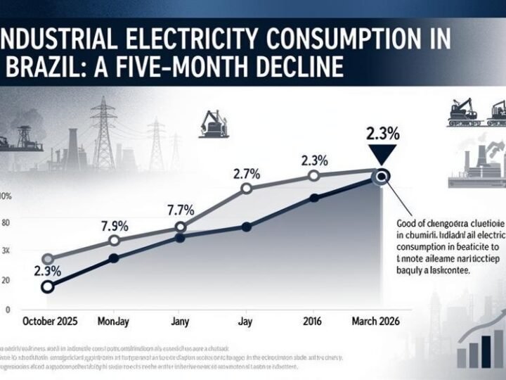 Consumo Industrial em Queda Afeta Projeções do Setor Elétrico em 2026