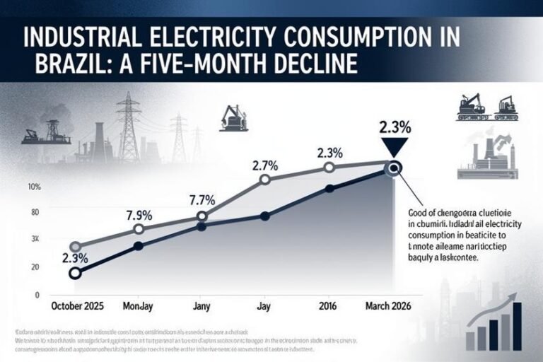 Consumo Industrial em Queda Afeta Projeções do Setor Elétrico em 2026