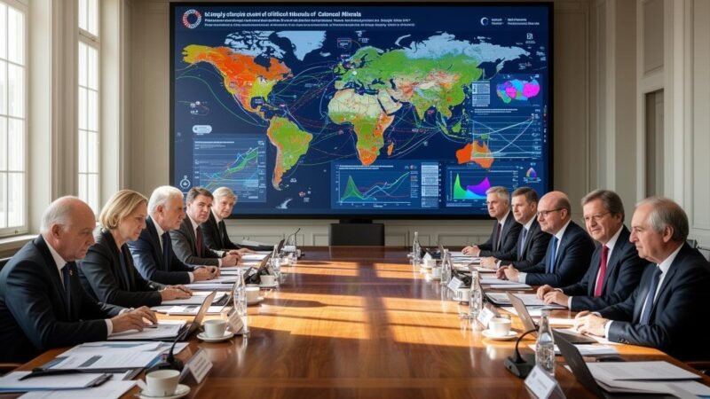G7 busca reduzir dependência da China e fortalecer suprimento global de minerais críticos