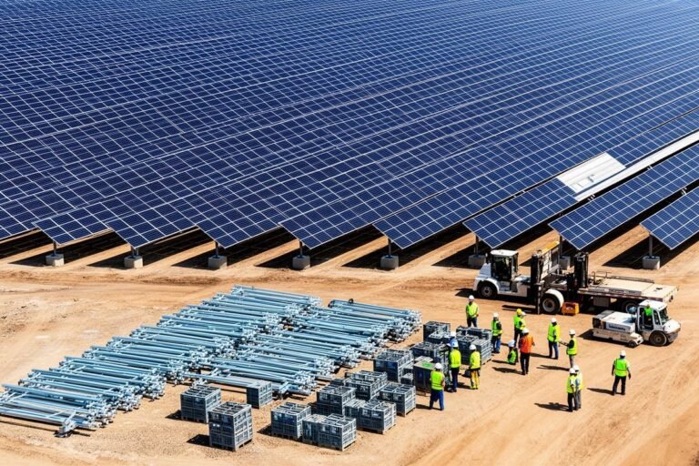 Suprimentos garantem sincronização e sucesso em obras solares