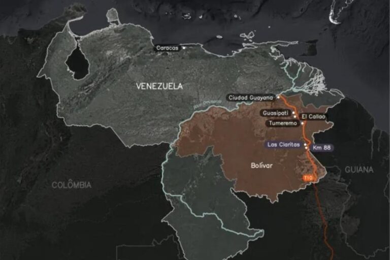 A disputa pelo ouro na nova era Venezuela-Estados Unidos