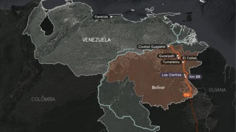 A disputa pelo ouro na nova era Venezuela-Estados Unidos