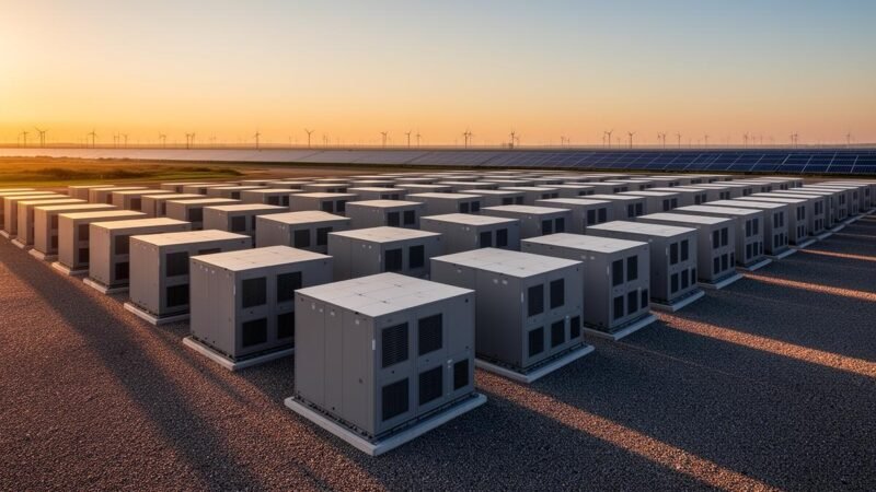 Armazenamento de Energia Alcança Velocidade Recorde com 48% de Crescimento Anual