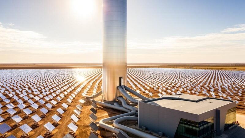 Axia integra usina heliotérmica a data center com tecnologia de refrigeração sustentável