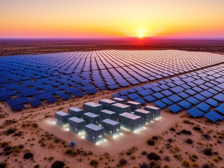 Baterias ajudam a otimizar geração de energia solar em usinas remotas