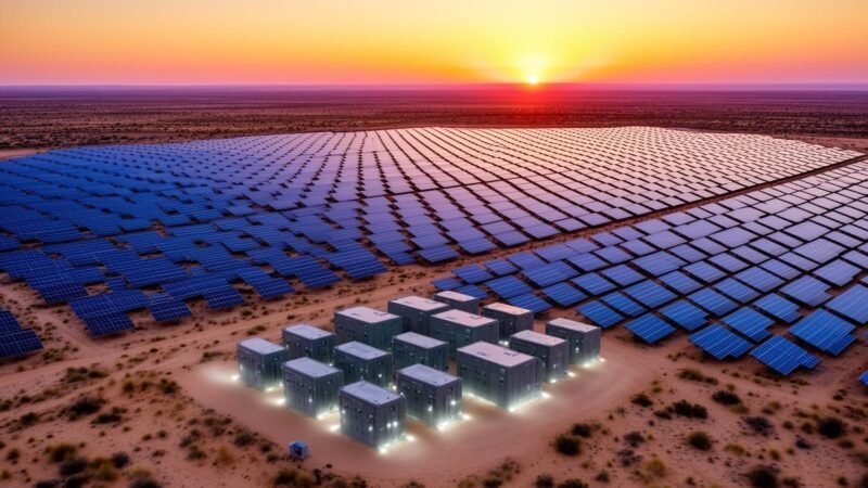 Baterias ajudam a otimizar geração de energia solar em usinas remotas
