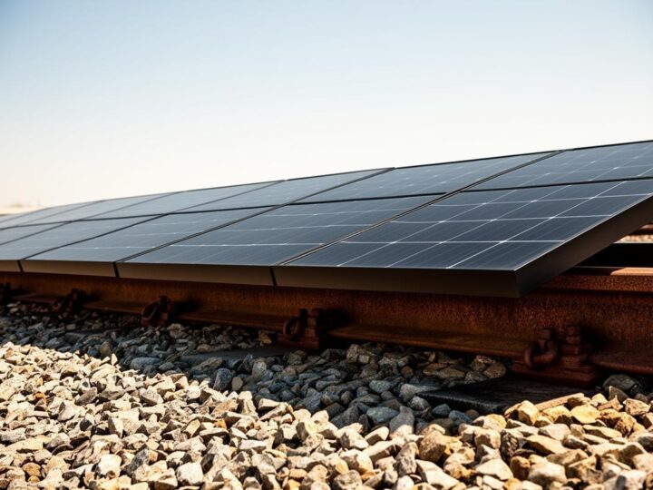 Startup suíça testa instalação de paineis solares removíveis em trilhos de ferrovias