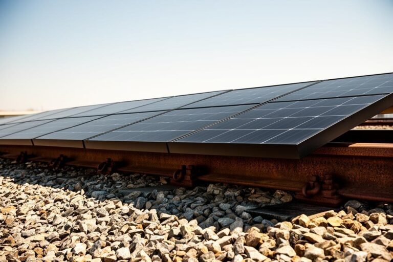 Startup suíça testa instalação de paineis solares removíveis em trilhos de ferrovias