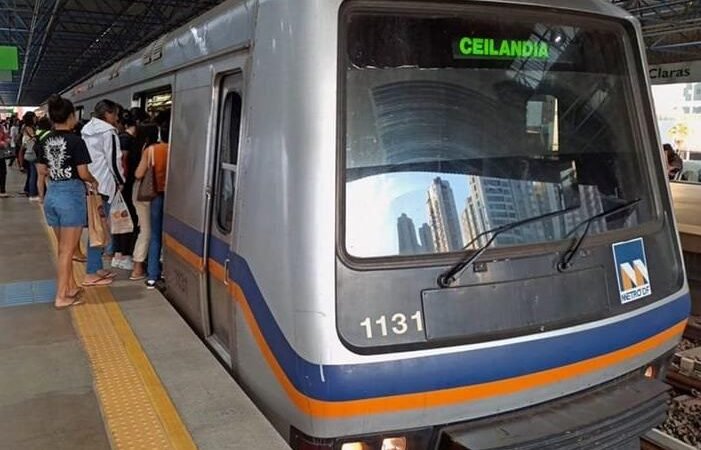 Escada suspeita de ter causado o descarrilamento do trem de metrô