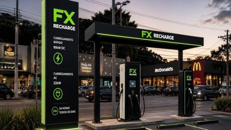 Atibaia receberá a primeira unidade da FX Recharge, nova rede premium de recarga para veículos elétricos